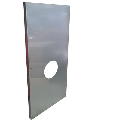 Woodburning Heater Parts 23"x42" Stainless Back Wall Plate with Hole SB216 Sauna Super