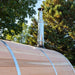 Chimney & Heat Shield Set for out the TOP with Water Tank 2 - Sauna Super