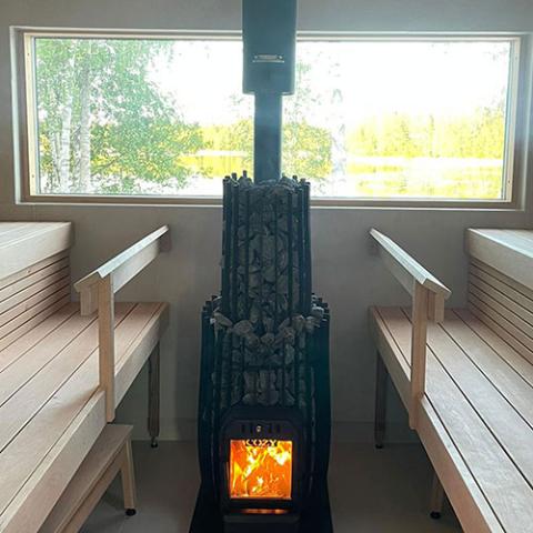 Cozy Heat Chimney Cover SW H700 - Sauna Super