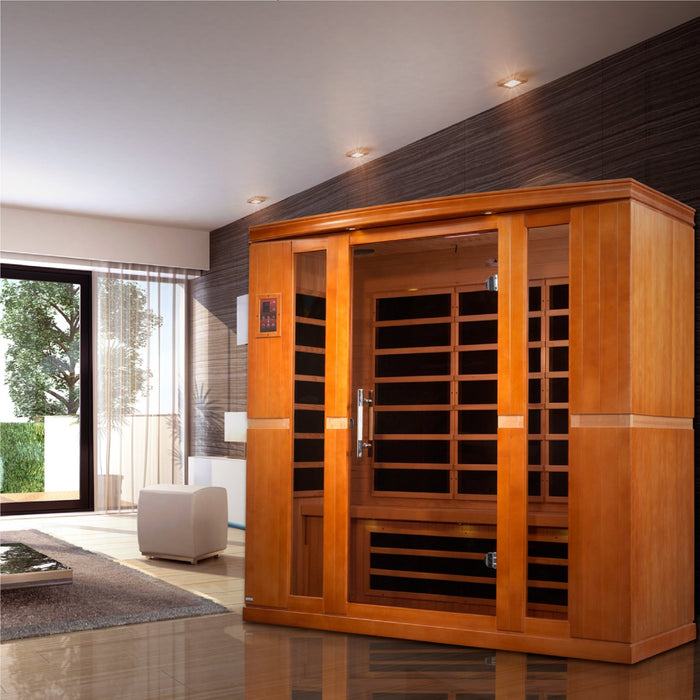 Dynamic Bergamo 4-person Low EMF FAR Infrared Sauna - Sauna Super