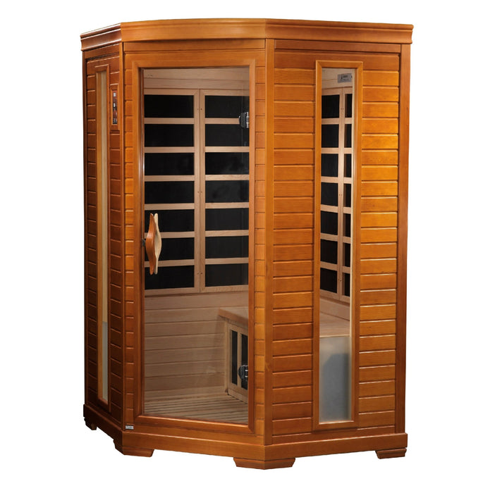 Dynamic Heming 2-person Corner FAR Infrared Sauna - Sauna Super