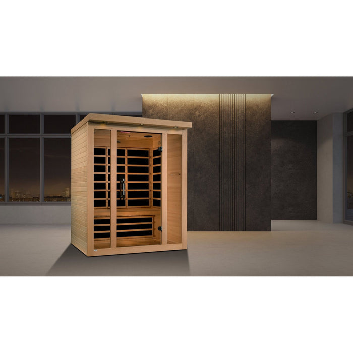 Dynamic Vila 3-person Ultra Low EMF FAR Infrared Sauna - Sauna Super