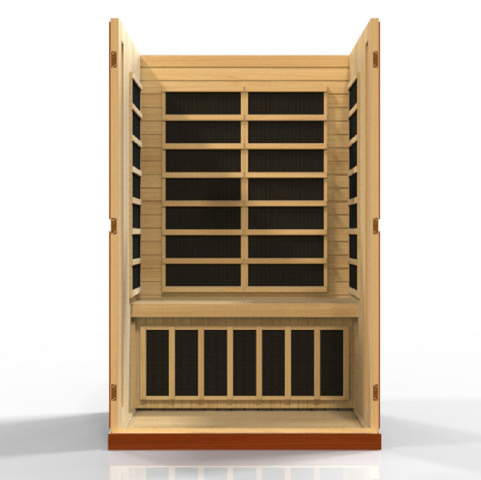 Dynamic Vittoria 2-person Low EMF FAR Infrared Sauna - Sauna Super