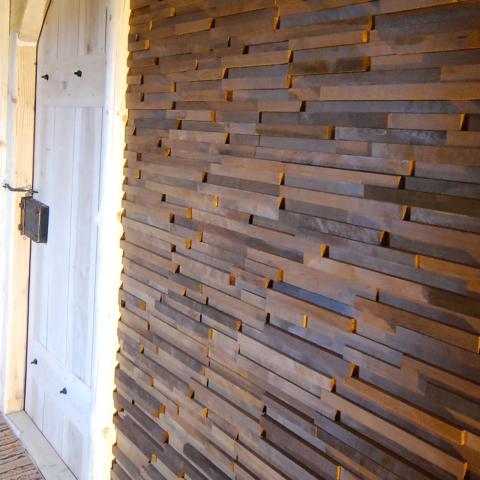 EmotionWood Thermo - Ash, Noble 23, Wall Panel - Sauna Super