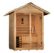 Golden Designs "Arlberg" 3 Person Traditional Outdoor Sauna - Canadian Hemlock - Sauna Super