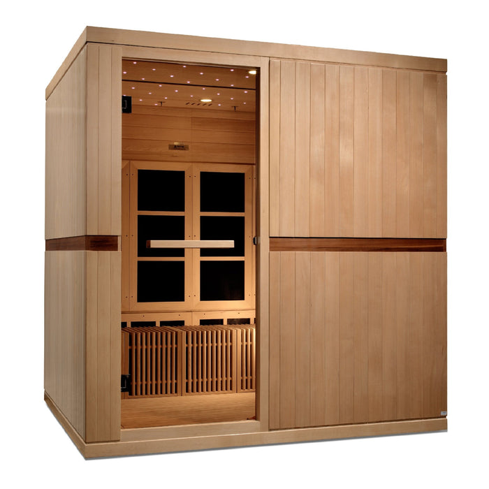 Golden Designs Catalonia 8-person Near Zero EMF FAR Infrared Sauna - Sauna Super