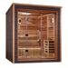 Golden Designs Golden Designs Drammen 3 Person Outdoor Traditional Sauna (GDI-8203-01) - Canadian Red Cedar Interior GDI-8203-01 Sauna Super