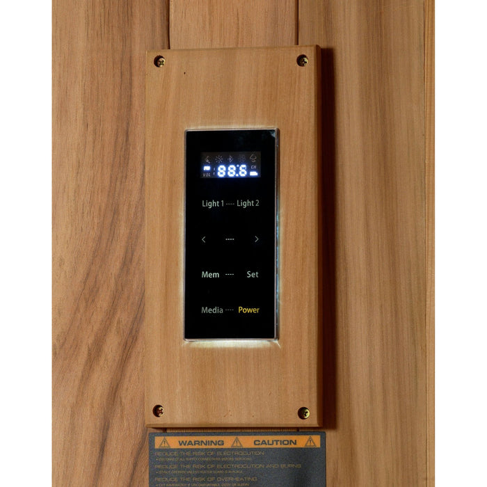 Golden Designs "Forssa Edition" 3 Person Indoor Traditional Sauna (GDI-7203-01) - Canadian Red Cedar - Sauna Super