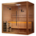 Golden Designs "Forssa Edition" 3 Person Indoor Traditional Sauna (GDI-7203-01) - Canadian Red Cedar - Sauna Super