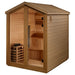 Golden Designs Kaarina 6 Person Outdoor Traditional Sauna (GDI-8506-01) - Canadian Red Cedar Interior - Sauna Super