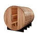 Golden Designs "Klosters" 6 Person Barrel Traditional Sauna - Pacific Cedar - Sauna Super