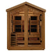 Golden Designs Golden Designs Loviisa 3 Person Hybrid (PureTech™ Full Spectrum IR or Traditional Stove) Outdoor Saunaa (GDI-8523-01) - Canadian Red Cedar Interior GDI-8523-01 Sauna Super