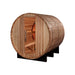 Golden Designs Golden Designs "Zurich" 4 Person Barrel with Bronze Privacy View - Traditional Sauna - Pacific Cedar GDI-B024-01 Sauna Super