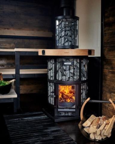 Harvia GreenFlame Series 15.9kW Wood Sauna Stove - Sauna Super