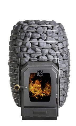 HUUM HIVE Wood Series 17.0kW Wood - Fired Sauna Stove w/ Firebox Extension - Sauna Super