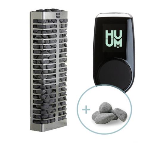 HUUM HUUM STEEL Mini Series 3.5kW Sauna Heater Package HUUM STEEL Mini 4STU Pkg Sauna Super