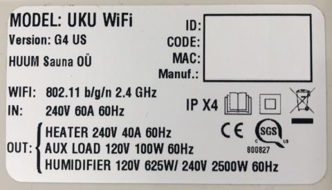 HUUM UKU Wi - Fi Spare Main Module  - Sauna Super