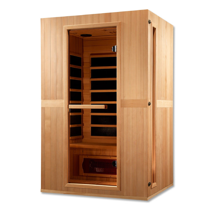 Maxxus 2-Person Ceramic and Carbon Tech Low EMF FAR Infrared Sauna - Sauna Super