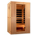 Golden Designs Maxxus 2-Person Ceramic and Carbon Tech Low EMF FAR Infrared Sauna MX-LS2-01 Sauna Super