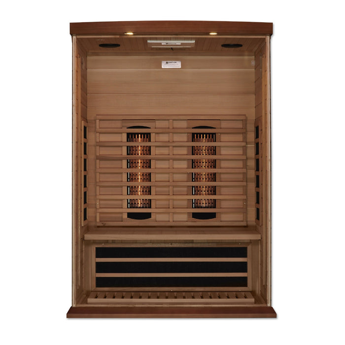 Maxxus 2-Person Full Spectrum Near Zero EMF FAR Infrared Sauna - Sauna Super