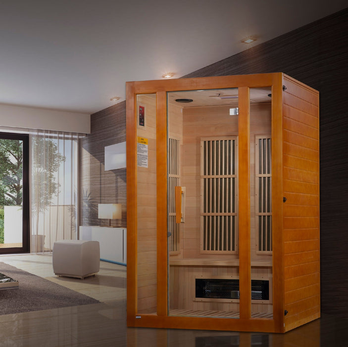 Maxxus 2-Person Low EMF FAR Infrared Sauna - Sauna Super