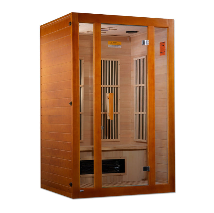 Golden Designs Maxxus 2-Person Low EMF FAR Infrared Sauna MX-J206-02S Sauna Super