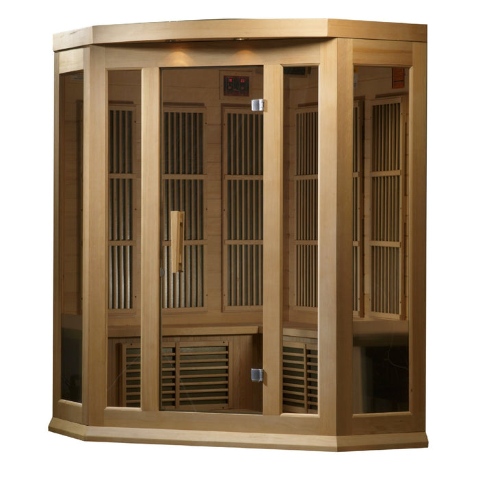 Maxxus 3-Person Corner FAR Infrared Sauna - Sauna Super