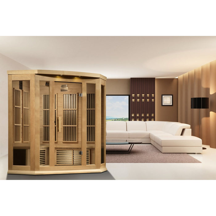 Maxxus 3-Person Corner FAR Infrared Sauna - Sauna Super