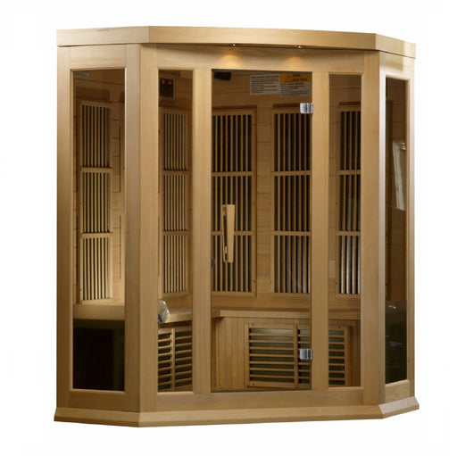 Golden Designs Maxxus 3-Person Corner FAR Infrared Sauna MX-K356-01 Sauna Super