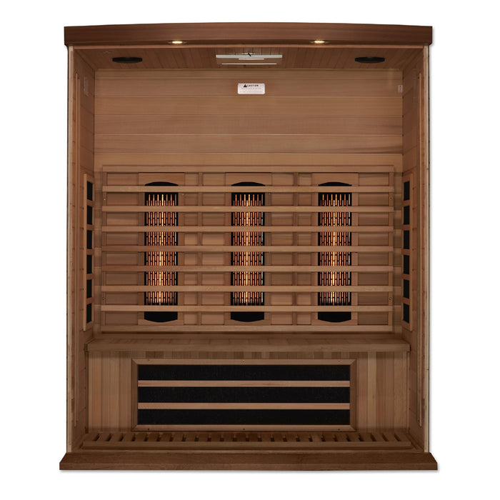 Maxxus 3-Person Full Spectrum Near Zero EMF FAR Infrared Sauna - Sauna Super