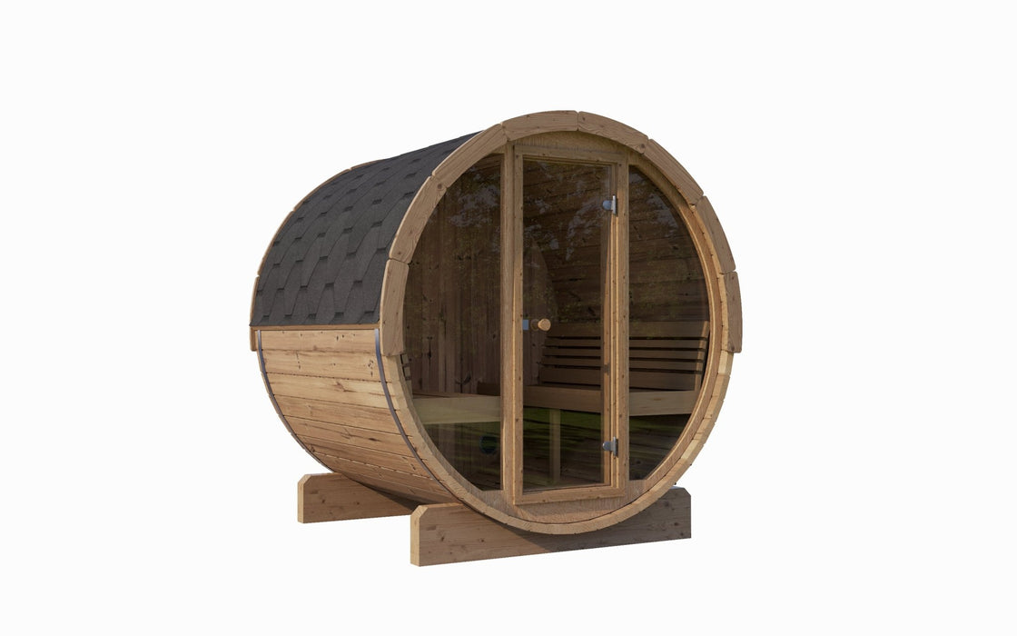 SaunaLife SaunaLife Model E7G Sauna Barrel Glass Front SL-MODELE7G Sauna Super