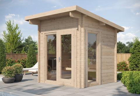 SaunaLife Model G4 Outdoor Home Sauna Kit - Sauna Super