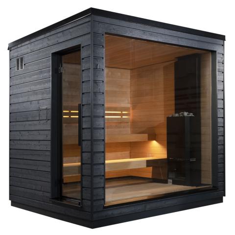 SaunaLife SaunaLife Model G6 Pre-Assembled Outdoor Home Sauna SL-MODELG6-R Sauna Super