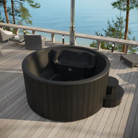 SaunaLife Model S4 Wood - Fired Hot Tub - Sauna Super