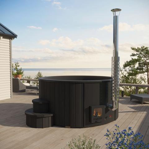 SaunaLife Model S4 Wood - Fired Hot Tub - Sauna Super