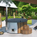 SaunaLife Model S4 Wood - Fired Hot Tub Natural - Sauna Super