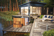 SaunaLife Model S4 Wood - Fired Hot Tub Natural - Sauna Super