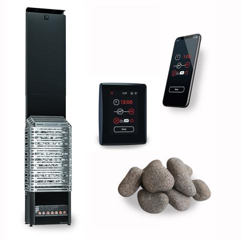 Saunum AIR 50 WiFi Sauna Heater Package - Sauna Super