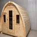 True North Large Pod Outdoor Sauna - White Cedar - Sauna Super