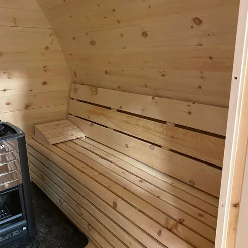 True North Tiny Pod Outdoor Sauna - Pine - Sauna Super