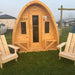 True North Tiny Pod Outdoor Sauna - White Cedar - Sauna Super